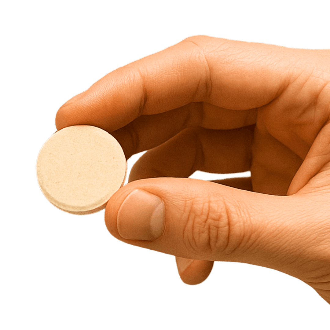 Hand som håller en Fuse-tablett